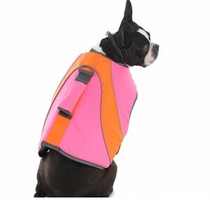 NWT Good2Go‎ Dog Life Jacket Small Pink Orange Flotation Vest Safety